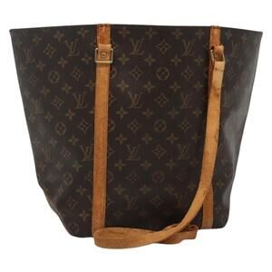 LOUIS VUITTON Monogram Sac Shopping Tote Bag M51108